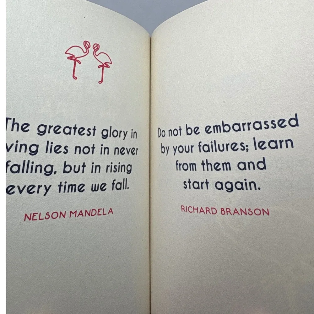 Never Stop Dreaming Inspirational Quotes Book Flamingo‎ Design Dream Graduation